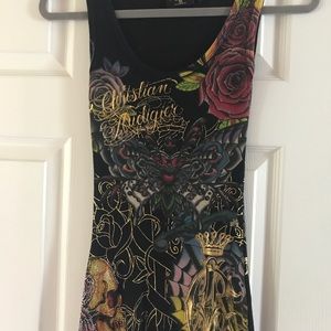 Christian Audigier tank top